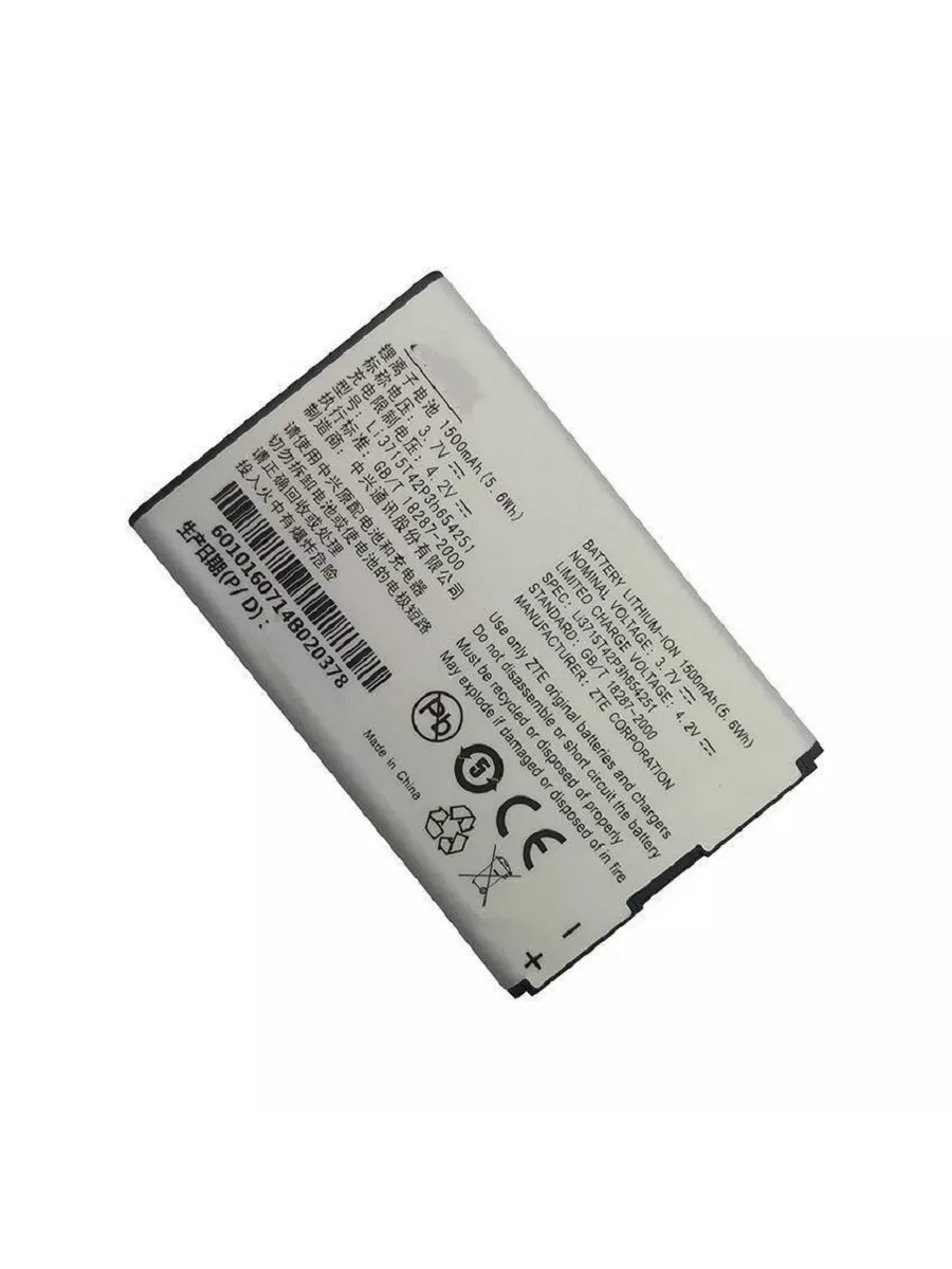 

Аккумулятор для телефона ZTE Arizona mА*h1500