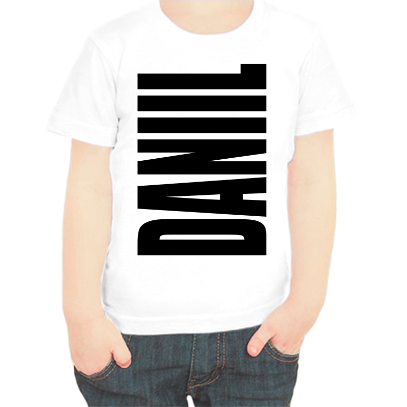 

Футболка мальчику белая 30 р-р DANIIL, Белый, fdm_danil