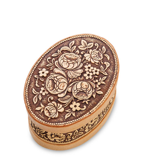 

Шкатулка Цветы (береста) BST-312/ 2 113-706910