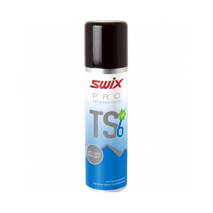 Парафин углеводородный, жидкий SWIX TS6 Blue (-4°С -12°С) 50 ml.