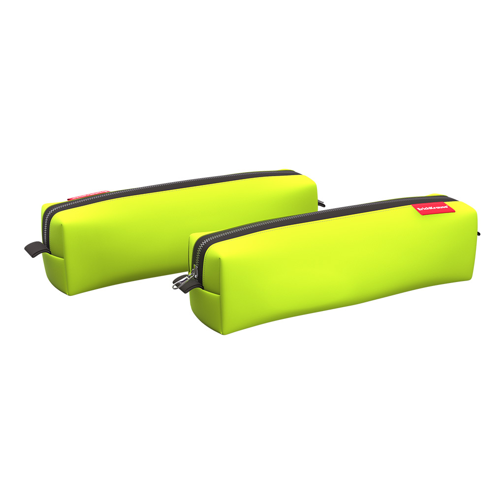 

Пенал квадро mini ErichKrause 210x50x50мм Neon Yellow, Желтый