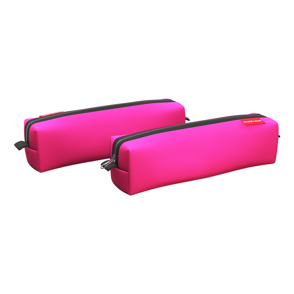 

Пенал квадро mini ErichKrause 210x50x50мм Neon Pink, Розовый