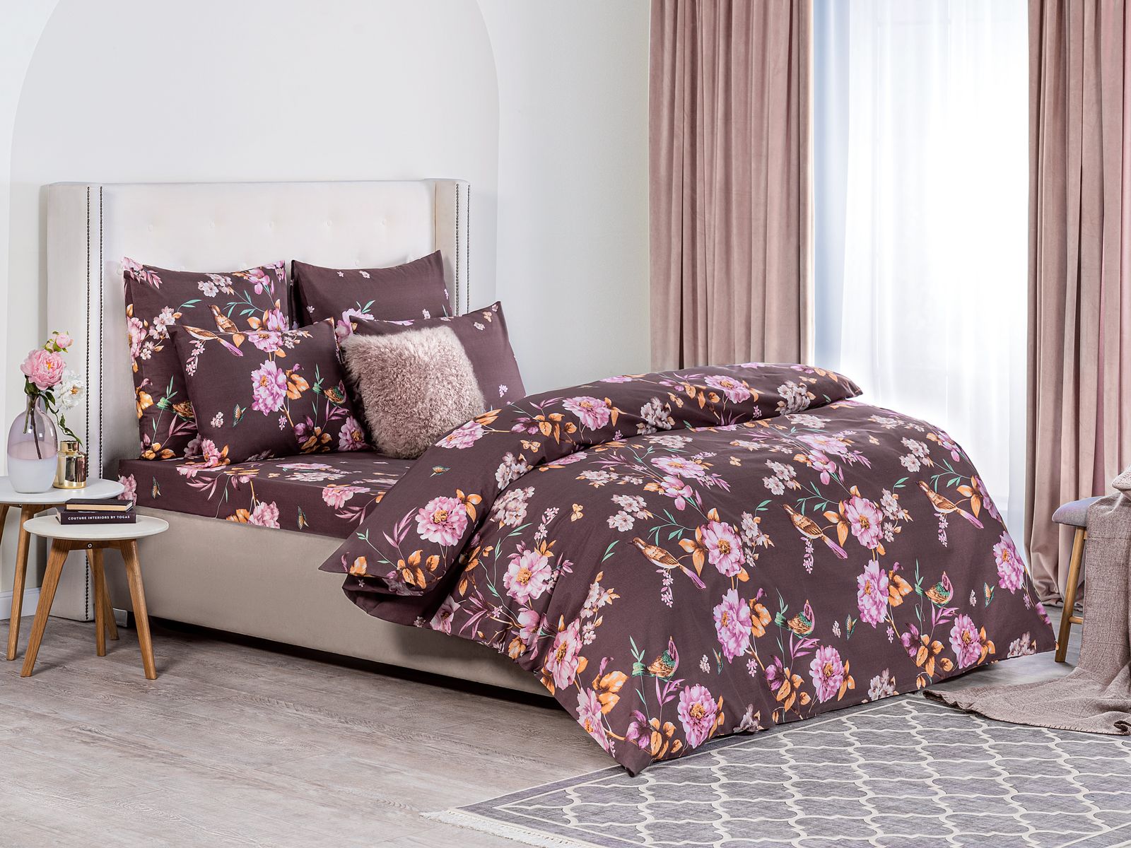 

Комплект постельного белья CASSIA БЕНБЕРГ 145х215-1/160х215-1/50х70-2 4 пр. хл., БЕНБЕРГ