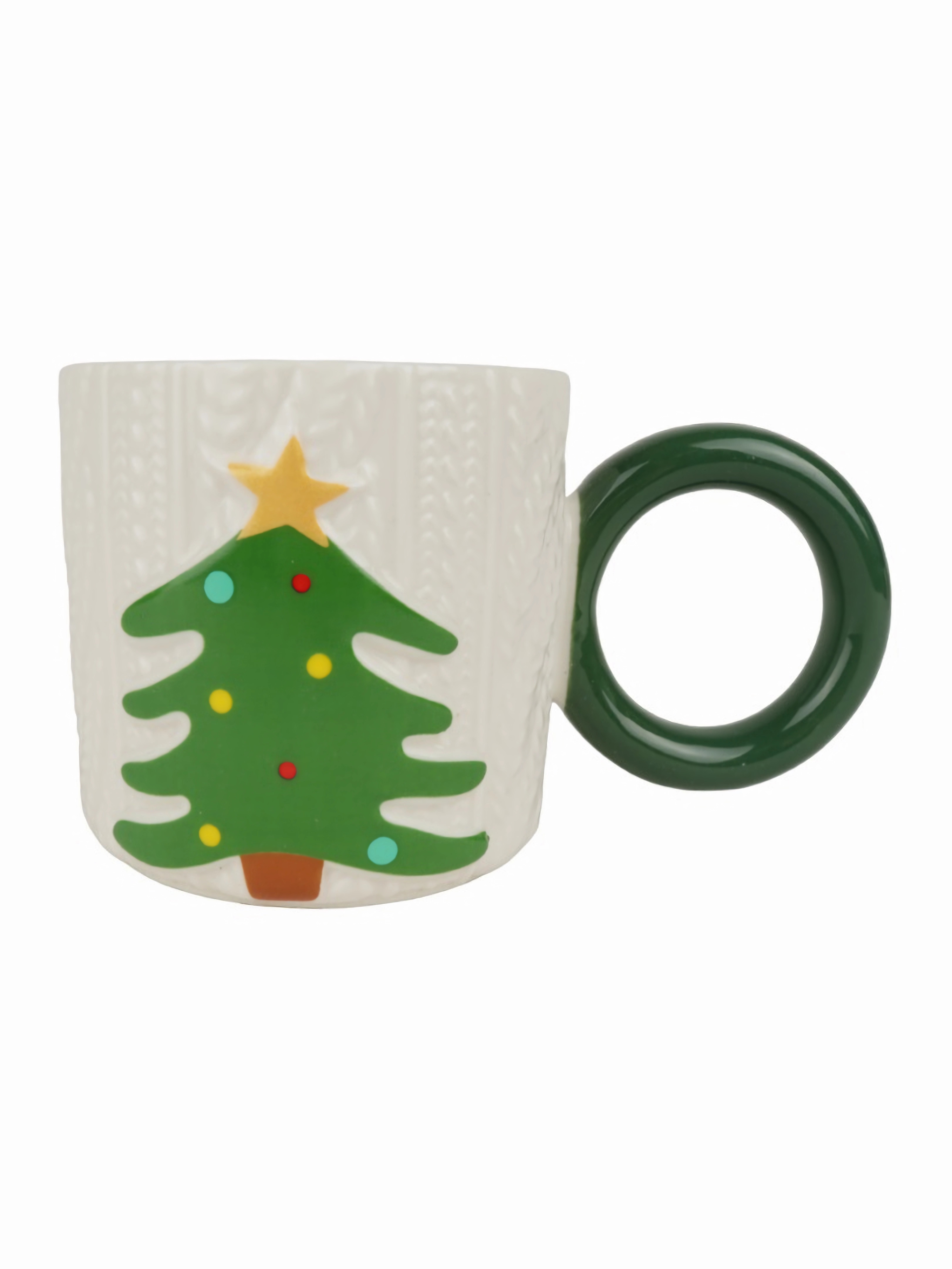 Кружка Зимняя сказка Елочка 680092-3, 250мл, белая