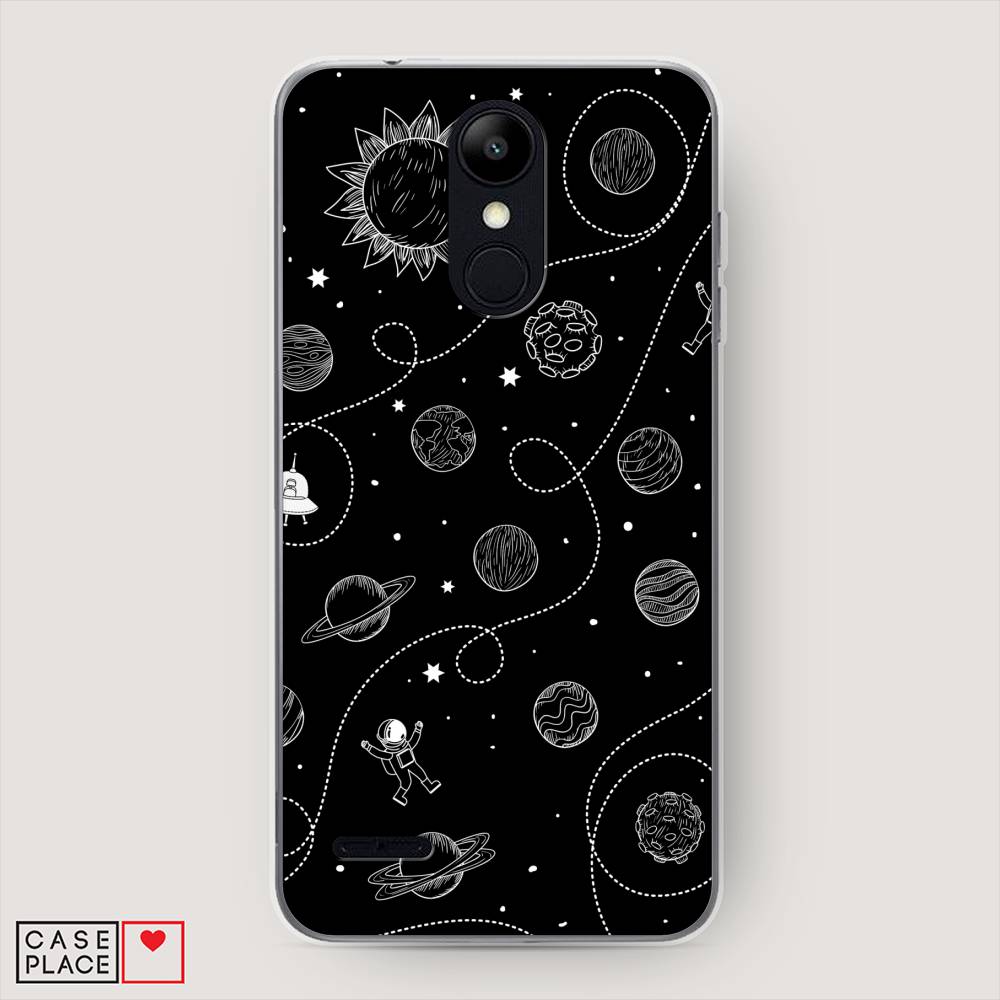 

Чехол Awog на LG K9 (K8 2018) "В невесомости", Бежевый, 83750-4