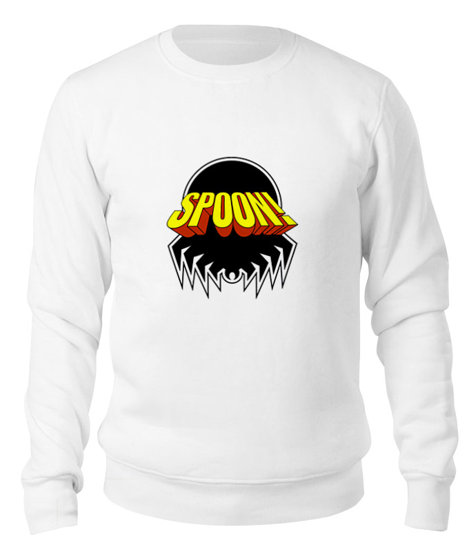 

Свитшот унисекс Printio Тик-герой (spoon) белый S, Тик-герой (spoon)