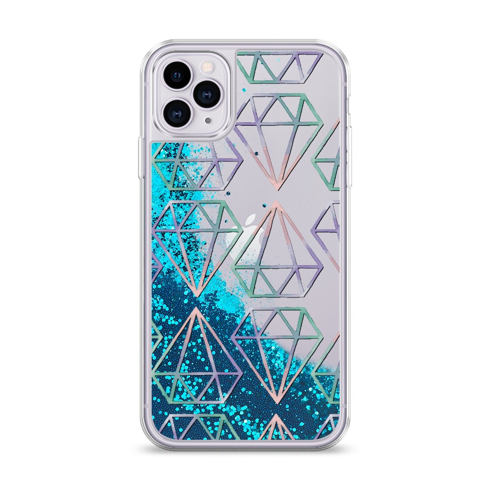 

Чехол Awog на Apple iPhone 11 Pro Max / Айфон 11 Pro Max "Бриллианты голографика", Разноцветный, 12293-1