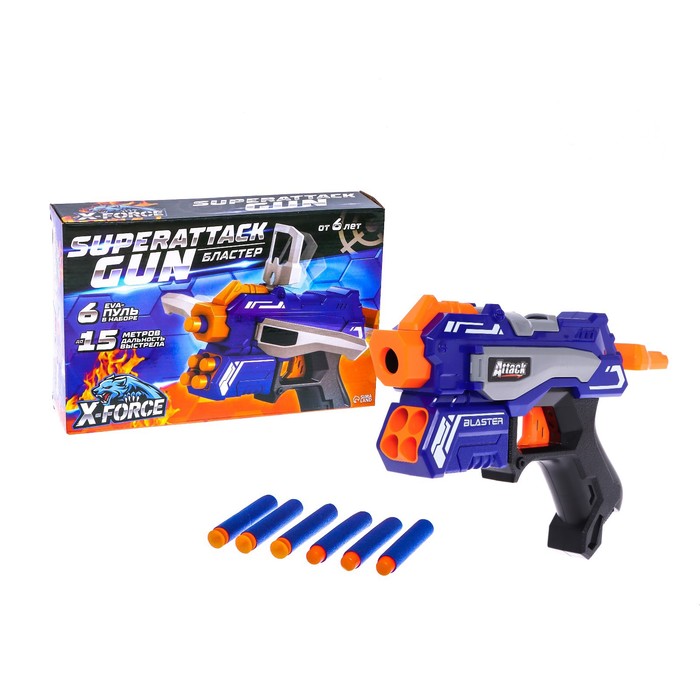 Бластер игрушечный X-force Superattack Gun