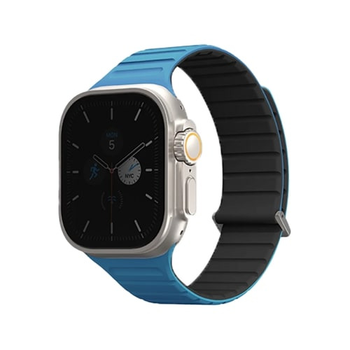 Силиконовый ремешок Uniq REVIX EVO Silicone Strap для Apple Watch 42/44/45/49 PACDFIC BLUE