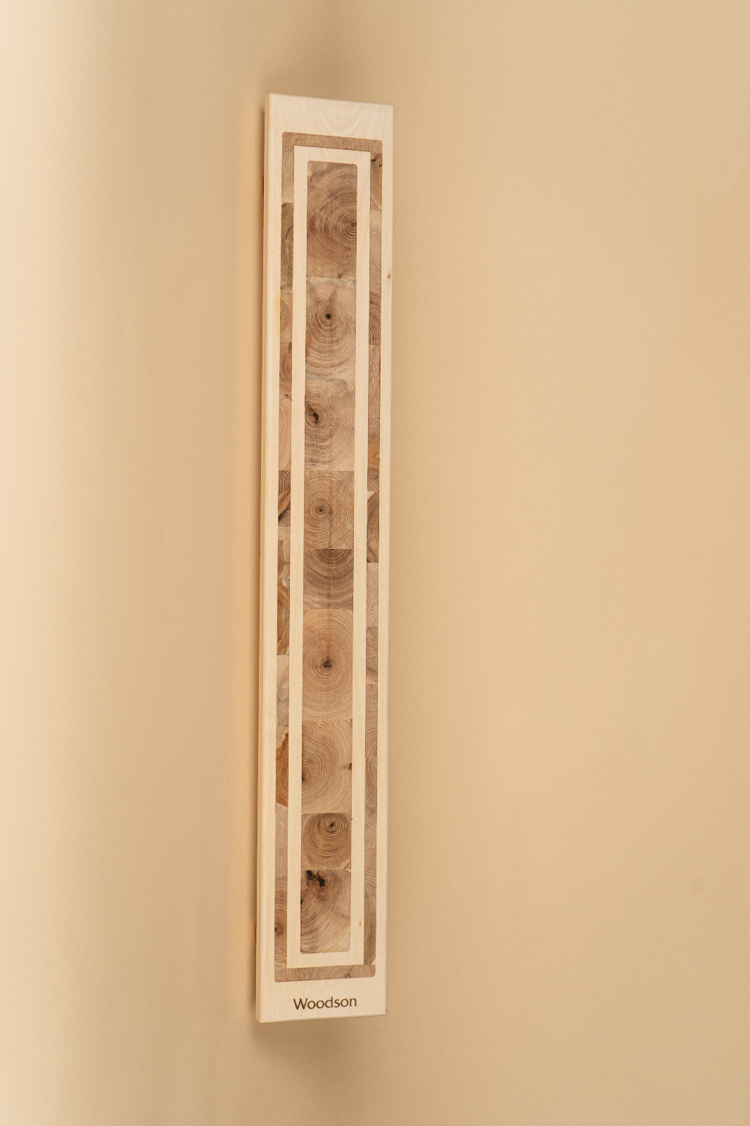 Светильник Woodson FIJI Line угловой со светодиодной лентой 24V, Липа