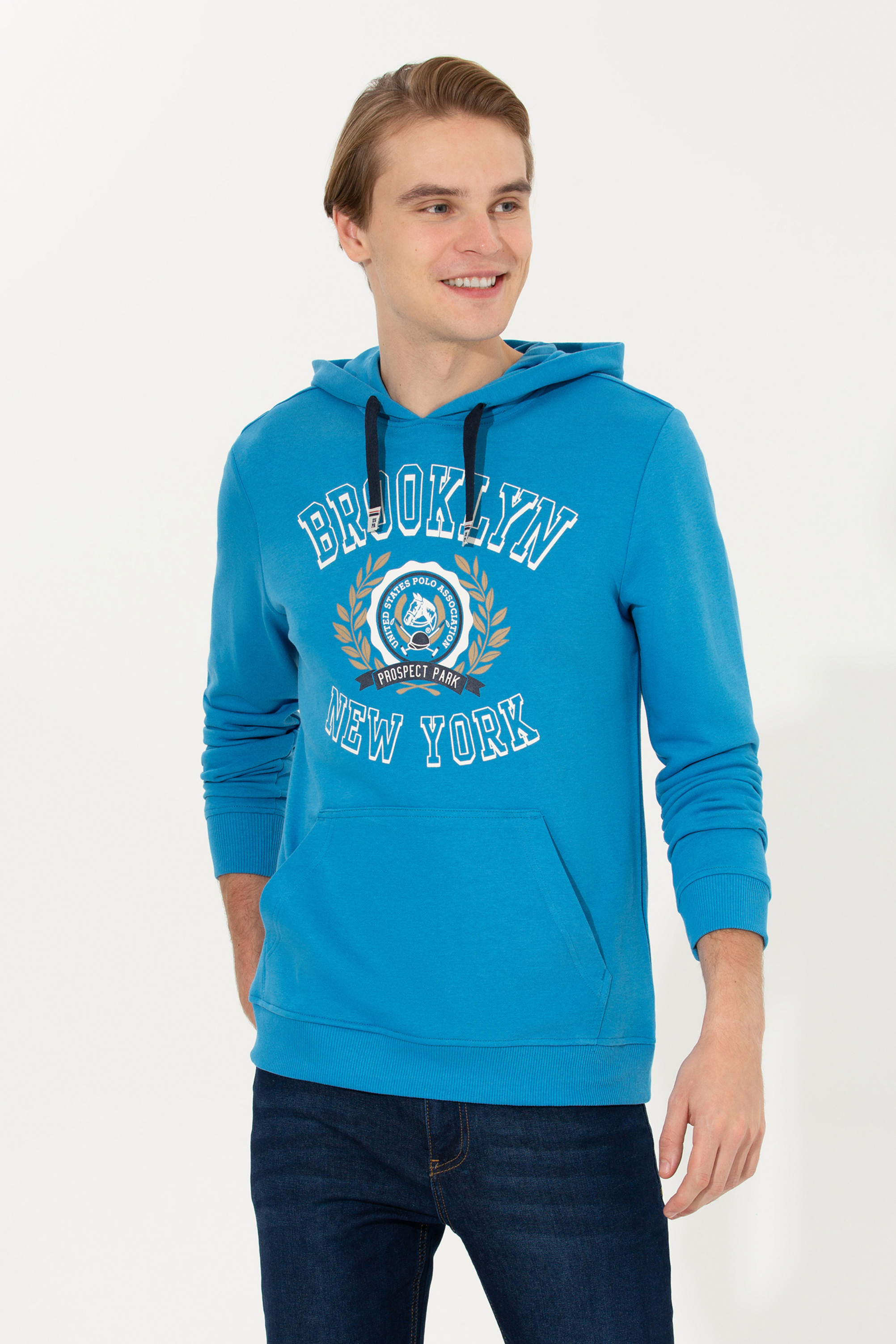 

Худи мужское U.S. POLO Assn. G081GL0820GRAN голубое L, Голубой, G081GL0820GRAN
