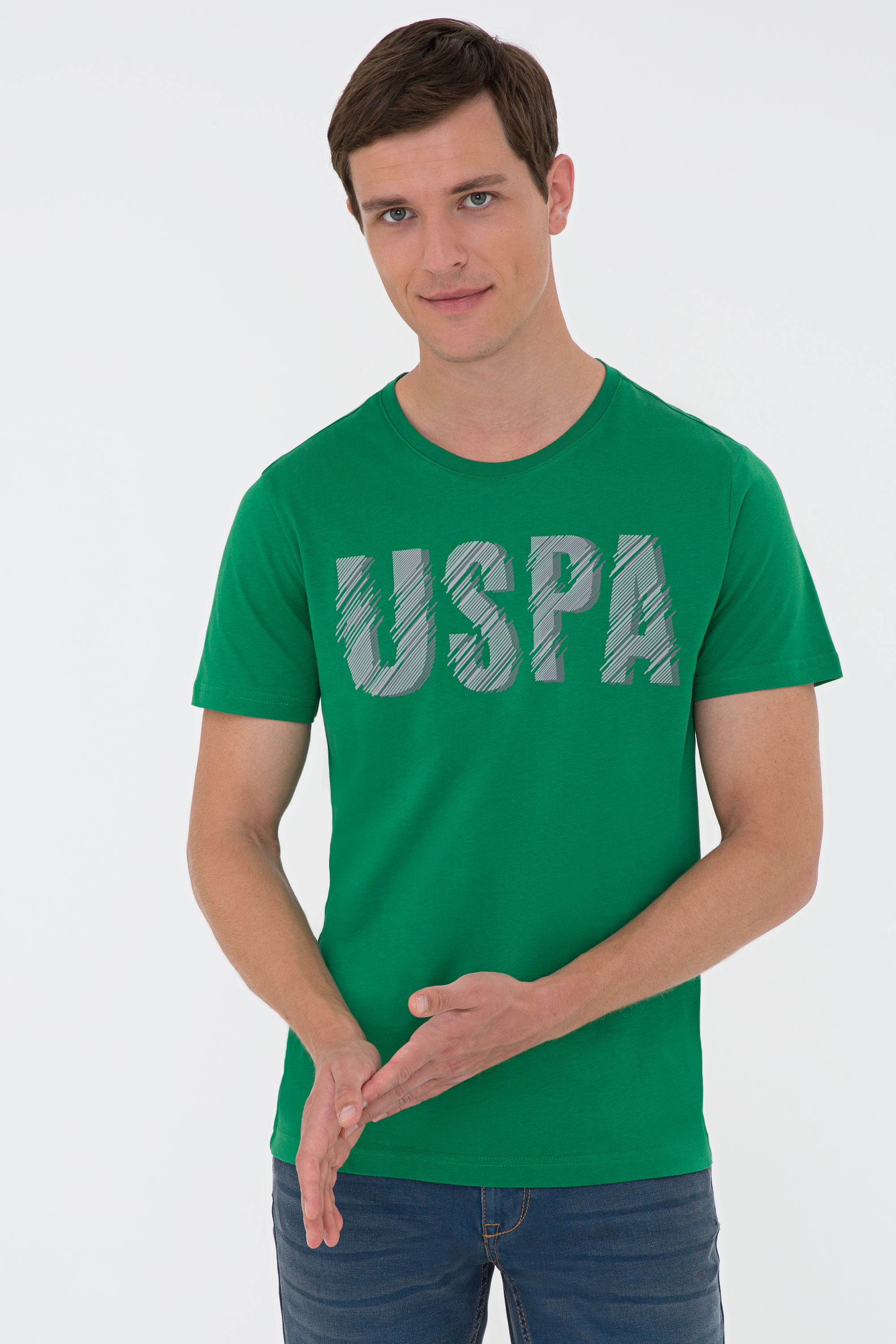 

Футболка мужская U.S. POLO Assn. G081SZ0110EDDYIY021-E зеленая L, Зеленый, G081SZ0110EDDYIY021-E