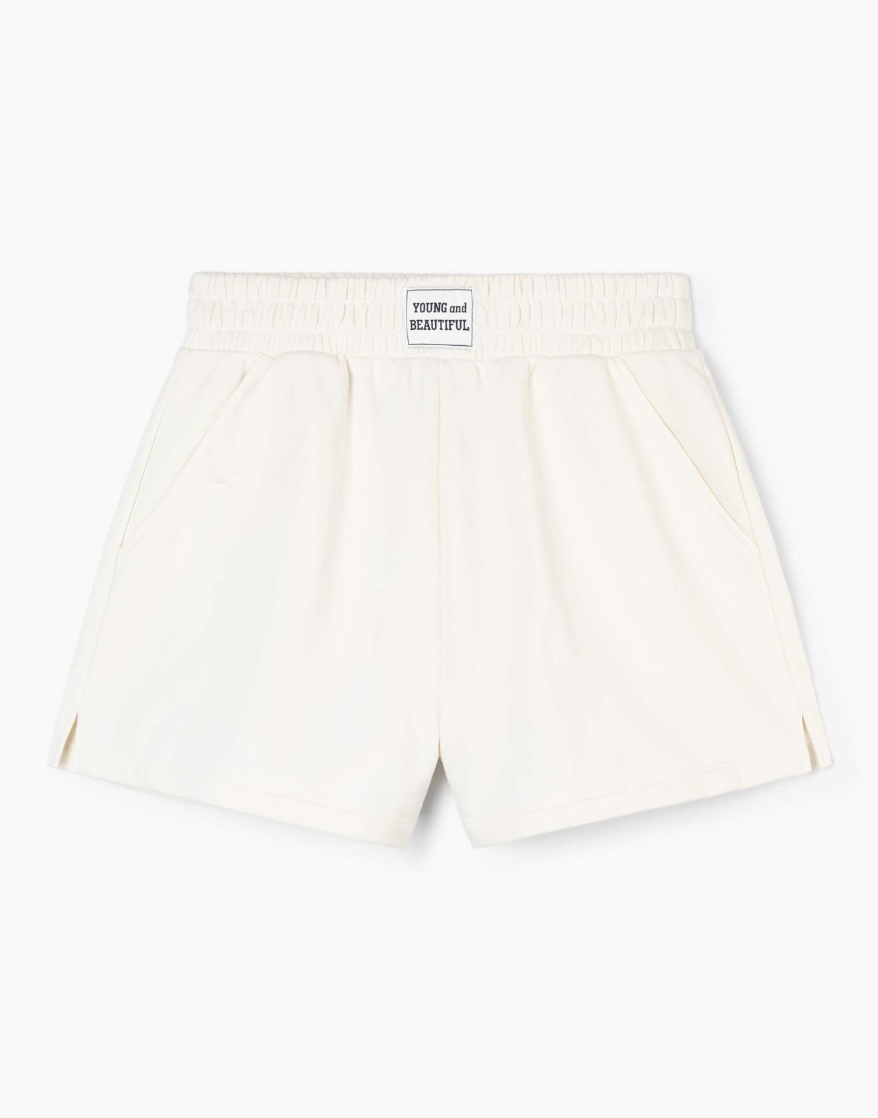 

Спортивные шорты женские Gloria Jeans GSH011841 молочный M/170, Бежевый, GSH011841