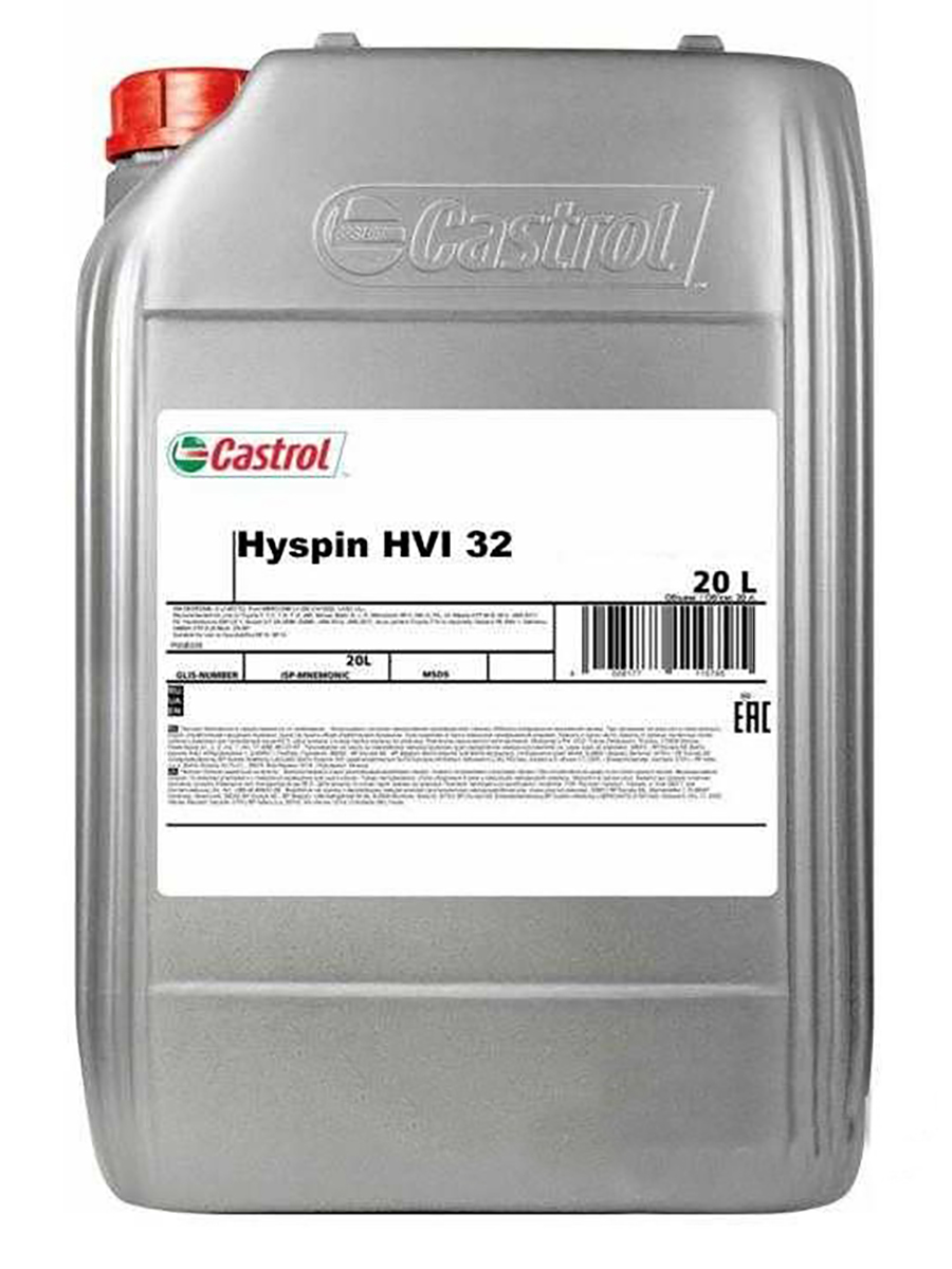 CASTROL 15E968 Масло гидравл. Hyspin HVI 32 (20 л.)