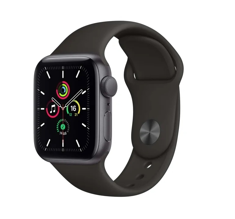 фото Умные часы apple watch se, 44 мм, серый космос