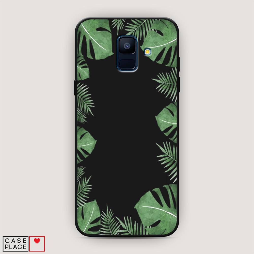 

Чехол Awog на Samsung Galaxy A6 "Листья папоротника рамка", Зеленый, 25952-1