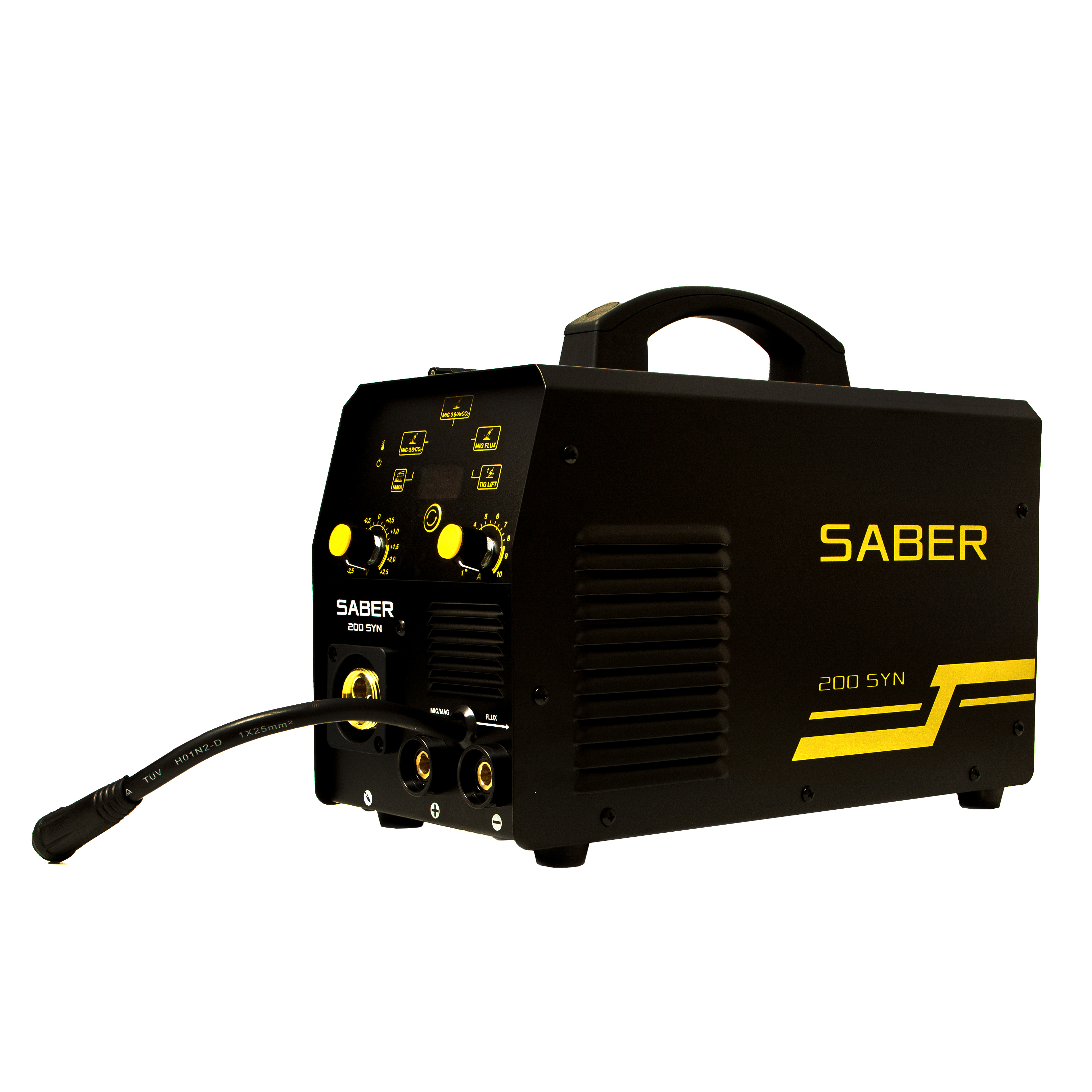 Сварочный аппарат полуавтомат SABER 200 SYN, 3в1 (ММА/MIG/TIG) IGBT