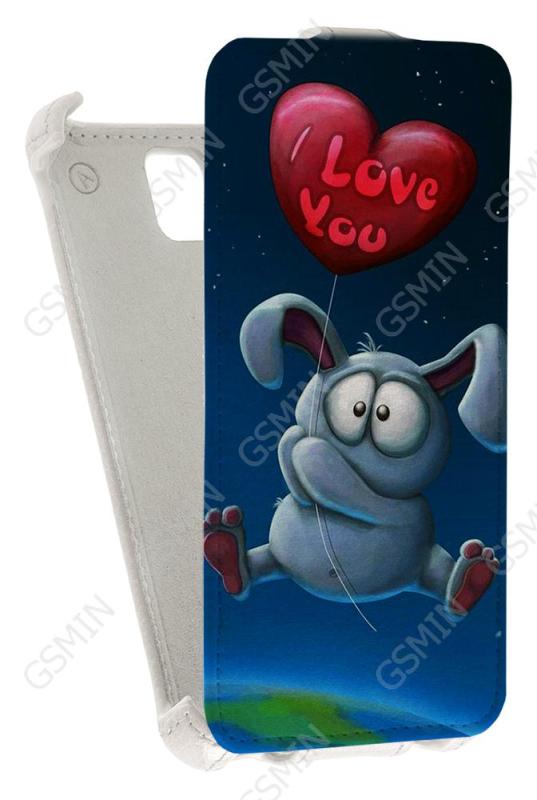 

Кожаный чехол для Huawei Y5 Armor Case (Белый) (Дизайн 149)
