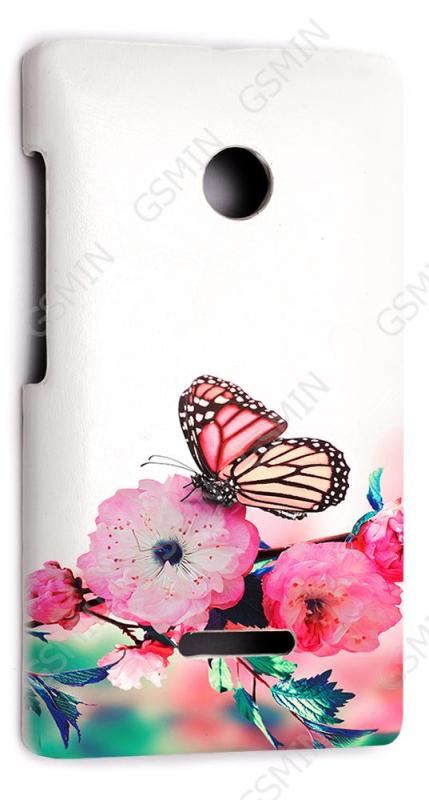 

Чехол Aksberry для Microsoft Lumia 532 Дизайн 7, Белый