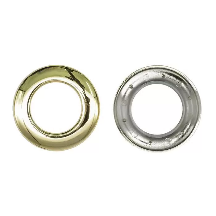 

Люверс шторный АЙРИС, d 25 цвет №2, 10 шт, Золотистый