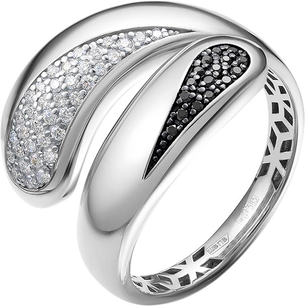 

Кольцо из белого золота с бриллиантом р. 18,5 Vesna jewelry 11914-256-142-00, 11914-256-142-00