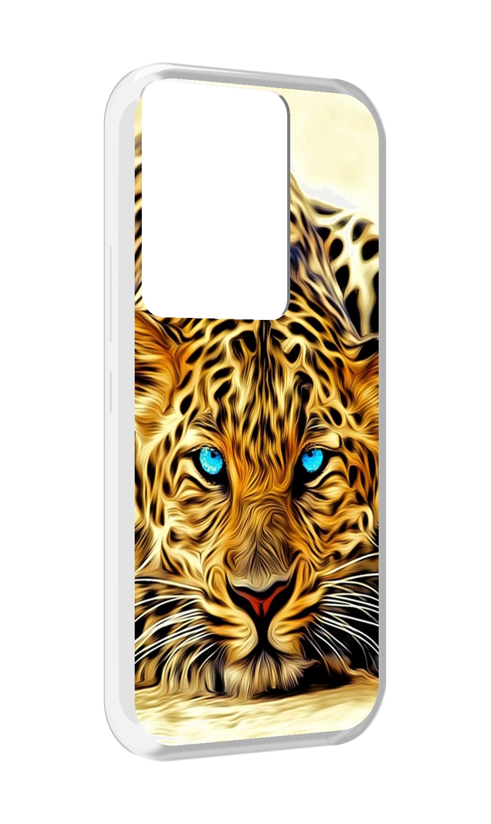 

Чехол MyPads Голубоглазый-гепард для Itel Vision 3 Plus / Itel P38 Pro, Прозрачный, Tocco