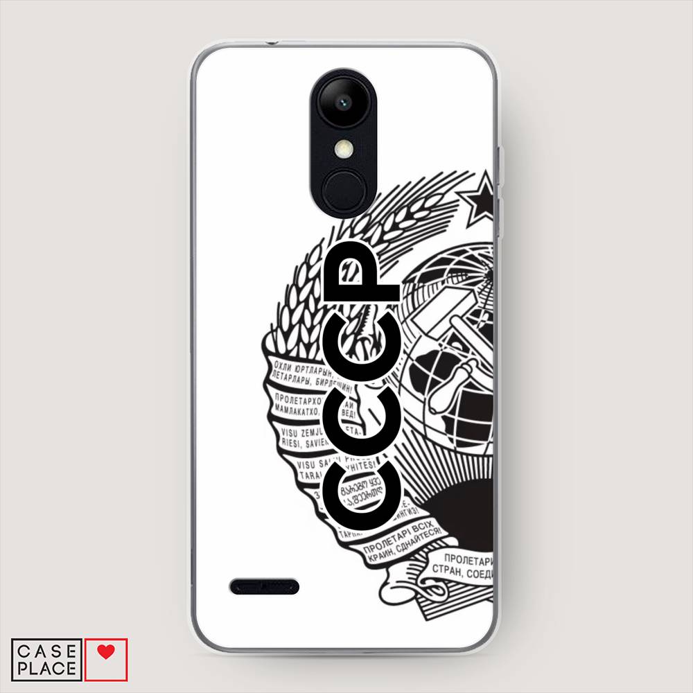 

Чехол Awog на LG K9 (K8 2018) "Герб СССР", Черный;серый;белый, 83750-10