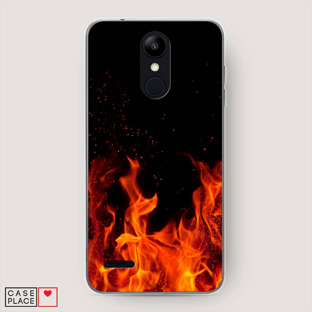 

Чехол Awog на LG K9 (K8 2018) "Все в огне", Оранжевый;черный, 83750-4