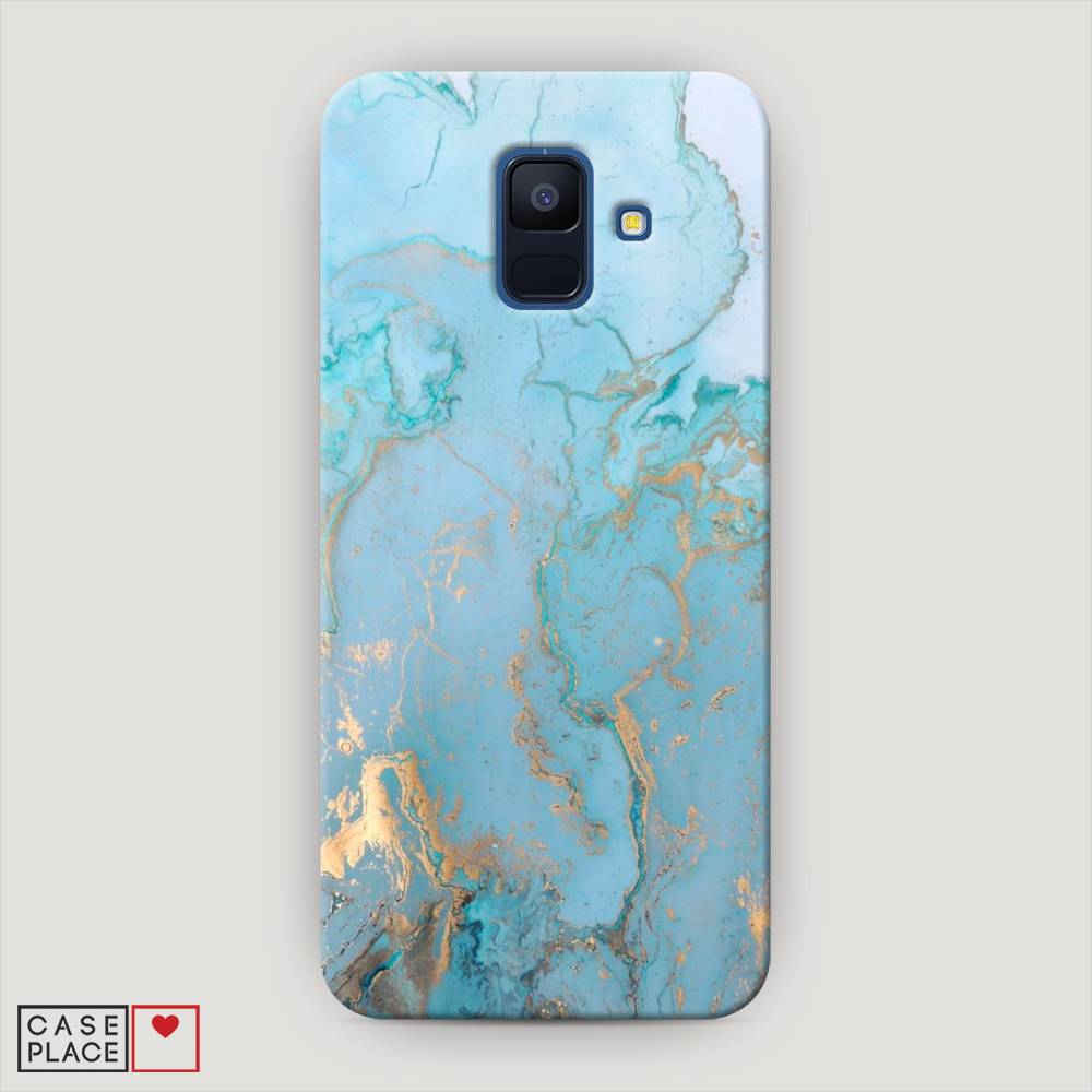 

Чехол Awog "Голубой мрамор рисунок" для Samsung Galaxy A6