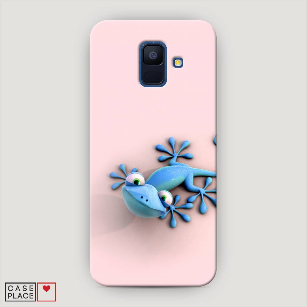

Чехол Awog "Голубая ящерка" для Samsung Galaxy A6