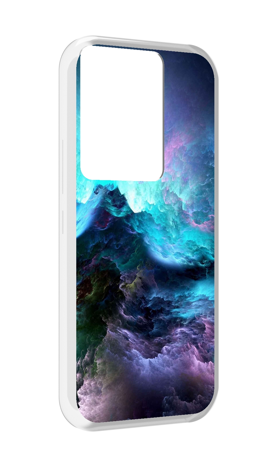 

Чехол MyPads Волна для Itel Vision 3 Plus / Itel P38 Pro, Прозрачный, Tocco