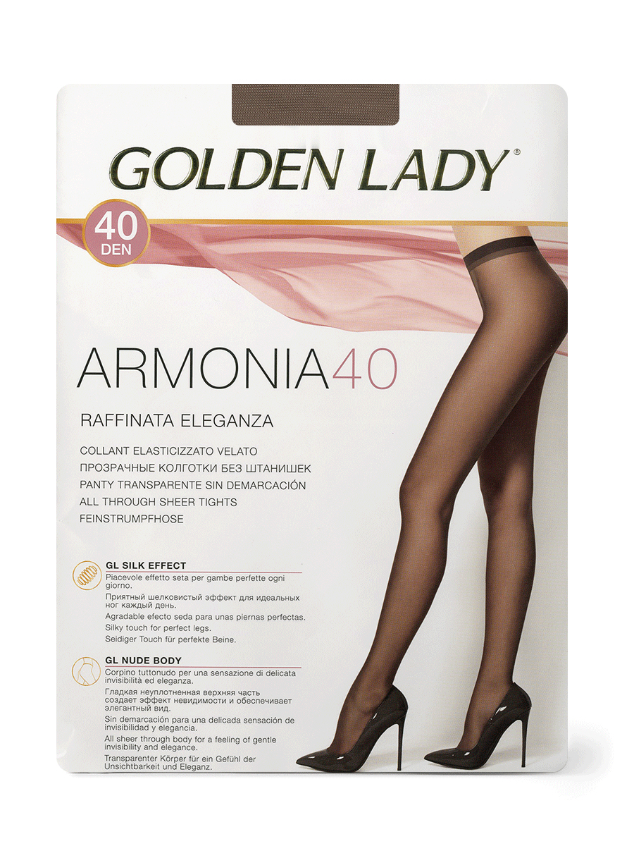 

Колготки женские Golden Lady ARMONIA 40 телесные 2/S, Бежевый, ARMONIA 40
