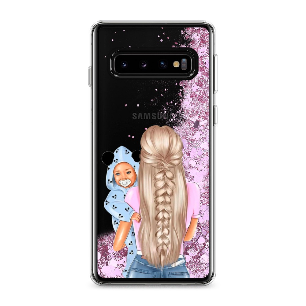 

Чехол Awog на Samsung Galaxy S10 "Молодая мама", Разноцветный, 27094-1