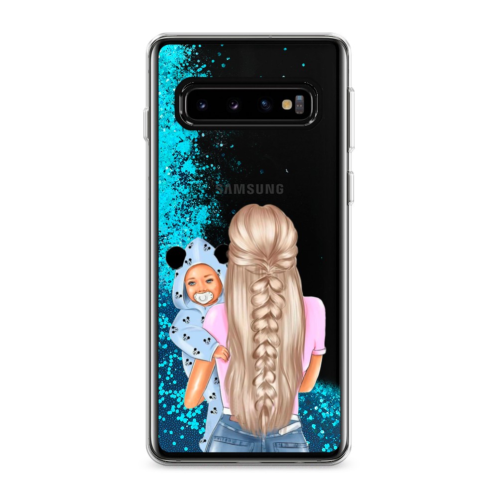 

Чехол Awog на Samsung Galaxy S10 "Молодая мама", Разноцветный, 27093-1