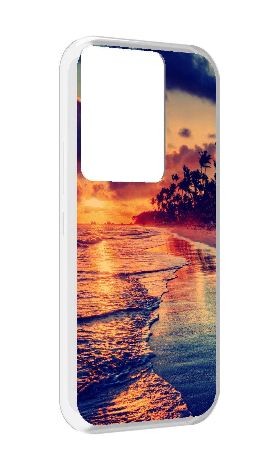 

Чехол MyPads Берег для Itel Vision 3 Plus / Itel P38 Pro, Прозрачный, Tocco