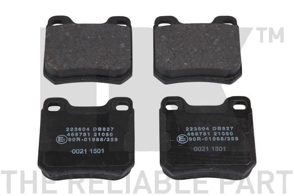 

Тормозные колодки Nk дисковые для Opel/Saab 1986- 223604, Колодки тормозные дисковые Opel Saab 86-