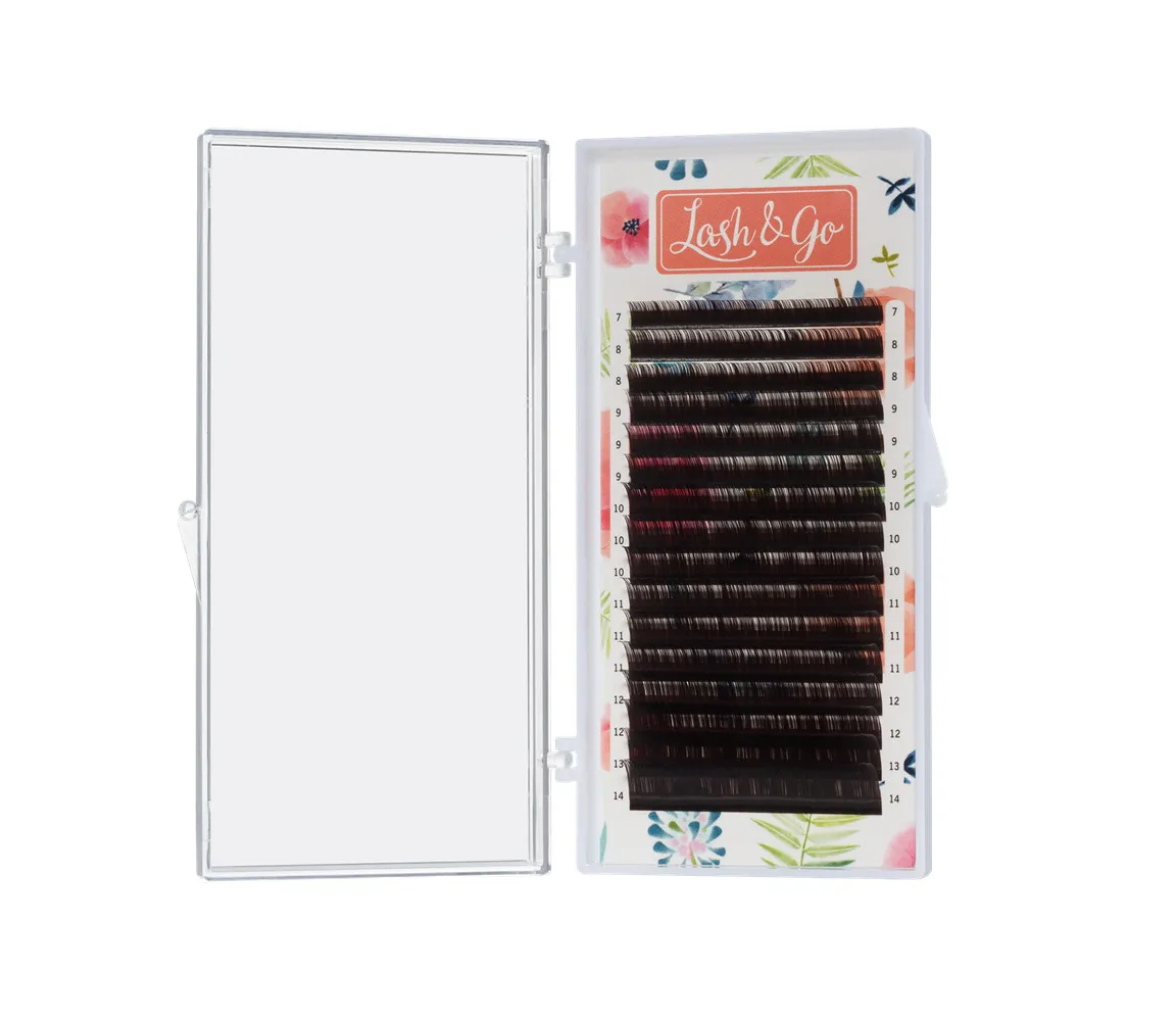 

Ресницы Lash&Go Эспрессо 16 линий C 0,10 8 мм, Коричневый