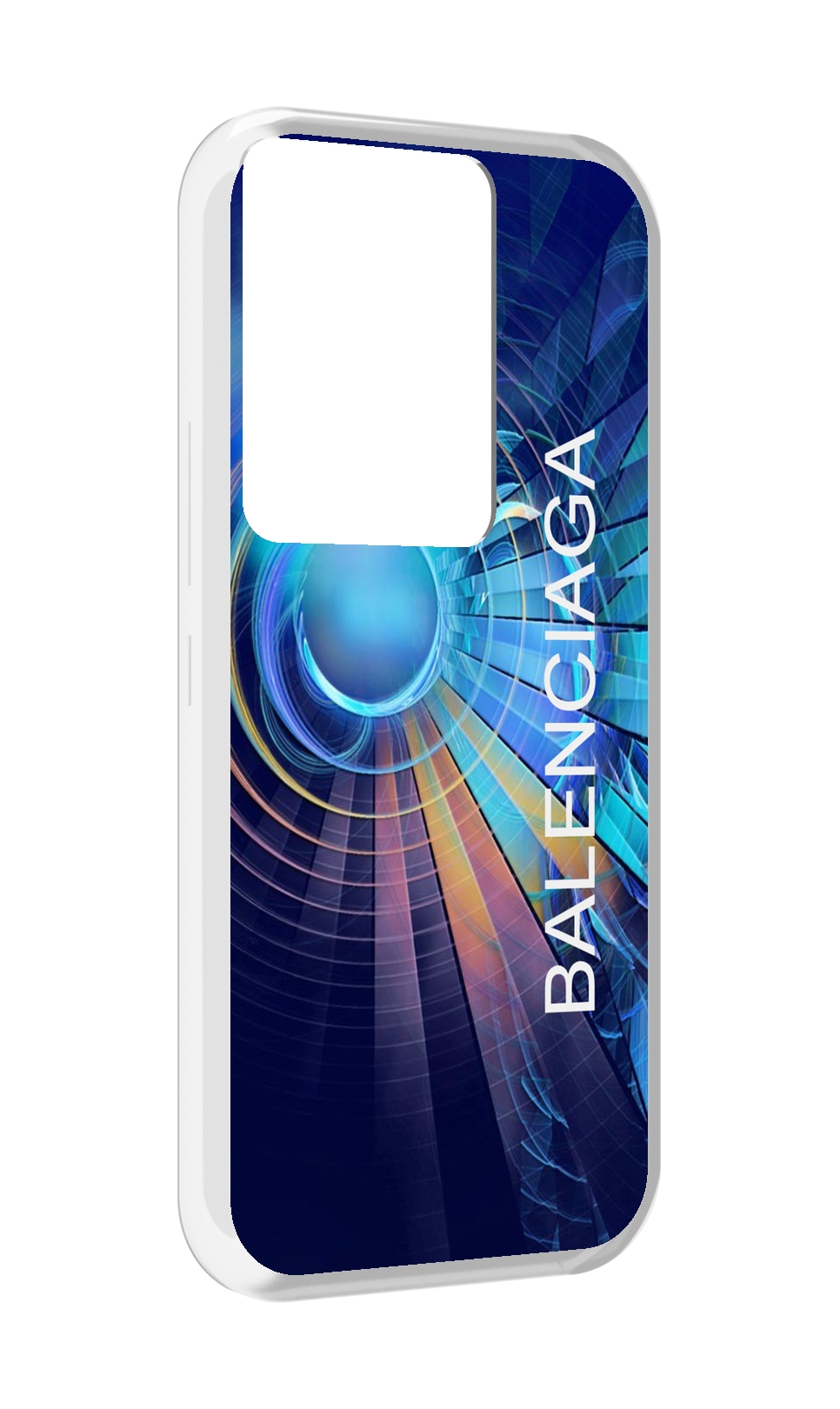 Чехол MyPads Баленсиага-абстракция для Itel Vision 3 Plus / Itel P38 Pro