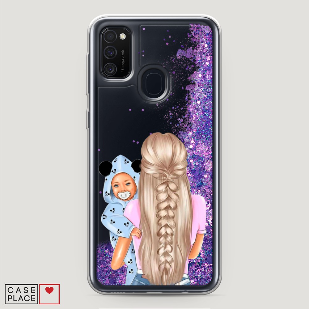 

Чехол Awog на Samsung Galaxy M21 "Молодая мама", Разноцветный, 29792-1