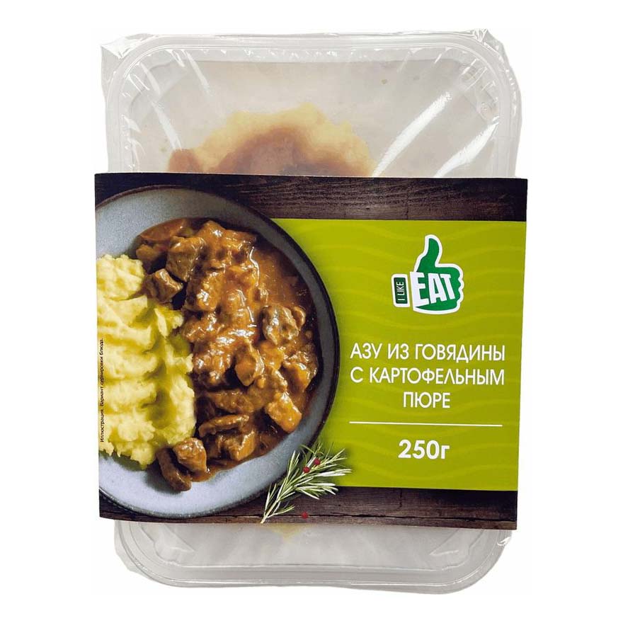 Азу I like eat из говядины с картофельным пюре 250 г