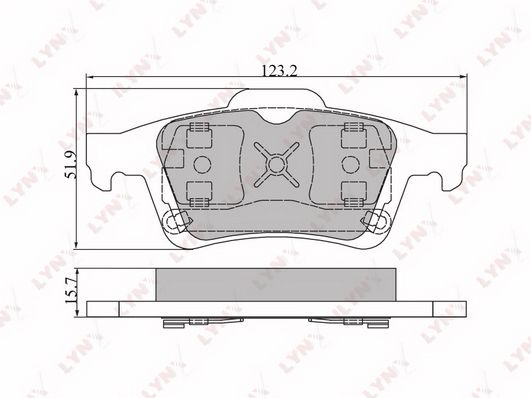 

Тормозные колодки LYNXauto передние для Mazda 929 2.0i-3.0i 1987-1991 BD6302, BD-6302 колодки дисковые п. Mazda 929 2.0i-3.0i 87-91