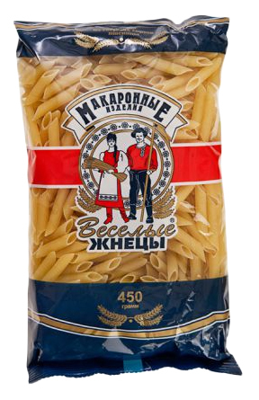 

Макароны Веселые жнецы Перья 450 г