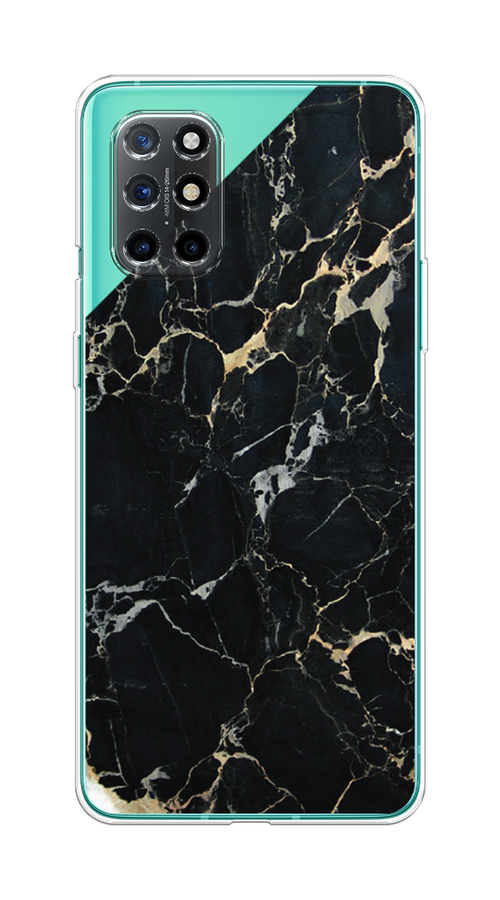 

Чехол Awog на OnePlus 8T / ВанПлас 8T "Черный мрамор уголок", Черный;золотистый, 151150-3