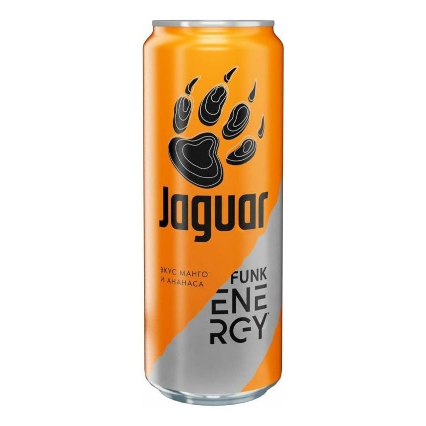 

Энергетический напиток Jaguar Funk манго-ананас газированный 450 мл