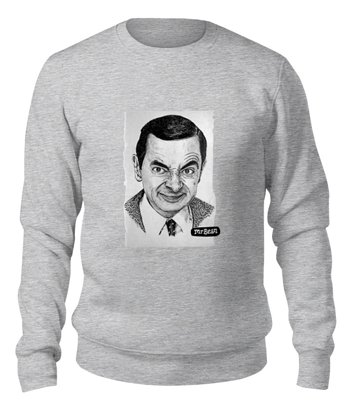 

Свитшот унисекс Printio Mr.bean серый S, Mr.bean