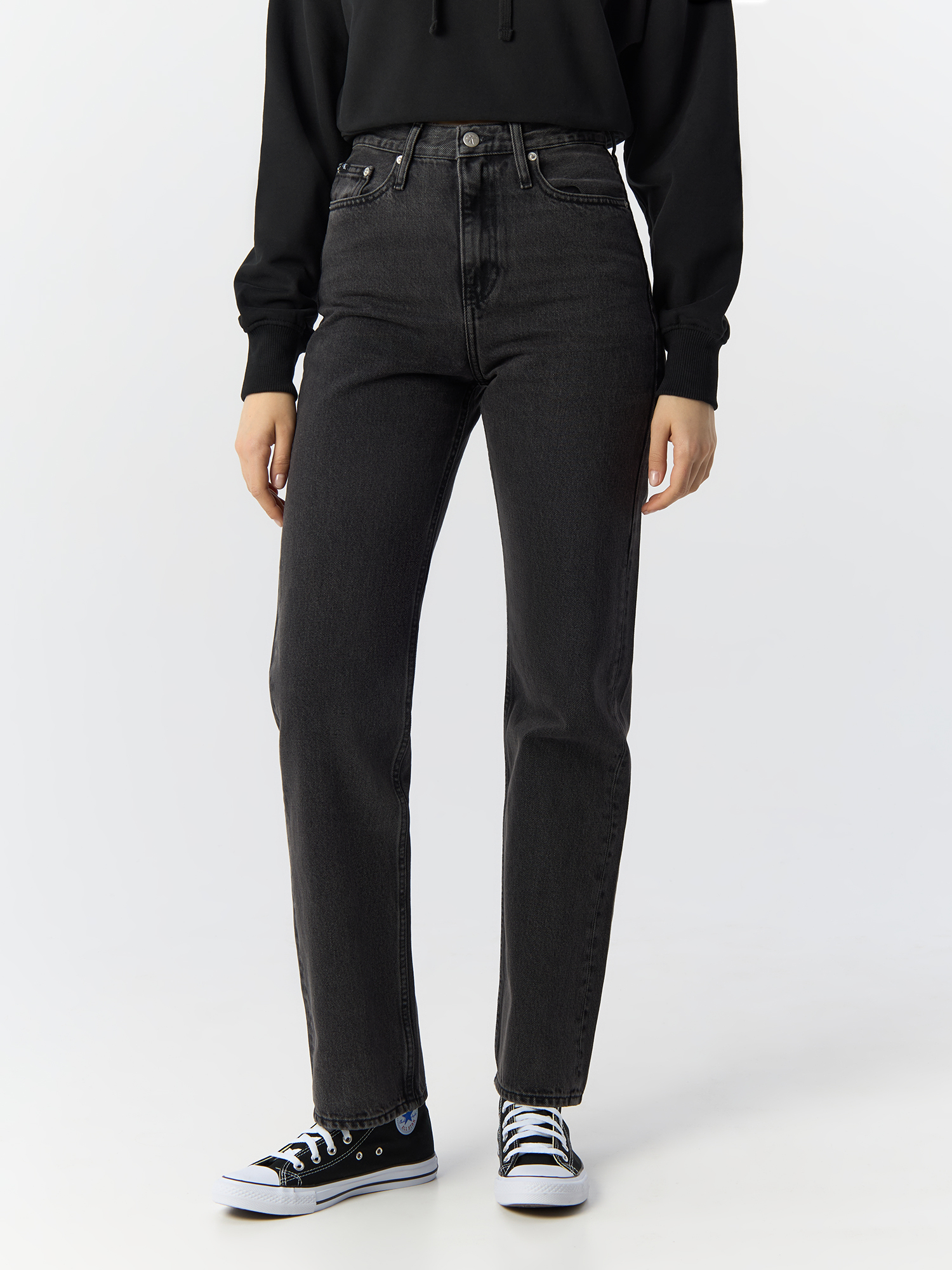 Джинсы Calvin Klein Jeans для женщин, чёрный-1BY, размер 32/34, J20J222137