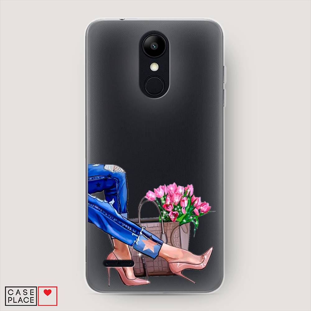 

Чехол Awog на LG K9 (K8 2018) "Каблучки", Голубой;коричневый;розовый, 83750-7
