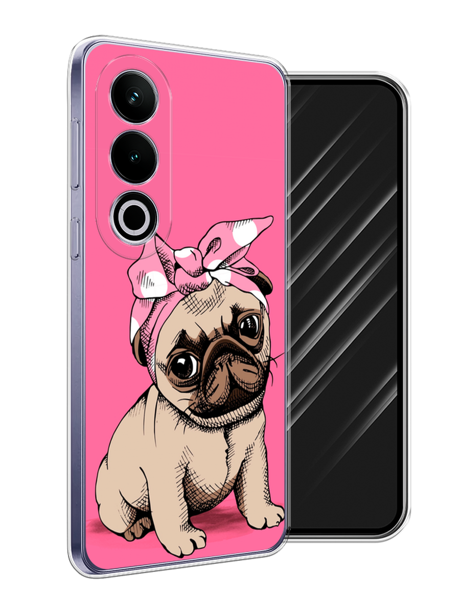 

Чехол Awog на OnePlus Ace 3V "Dog Pin-Up", Розовый;бежевый, 154850-1