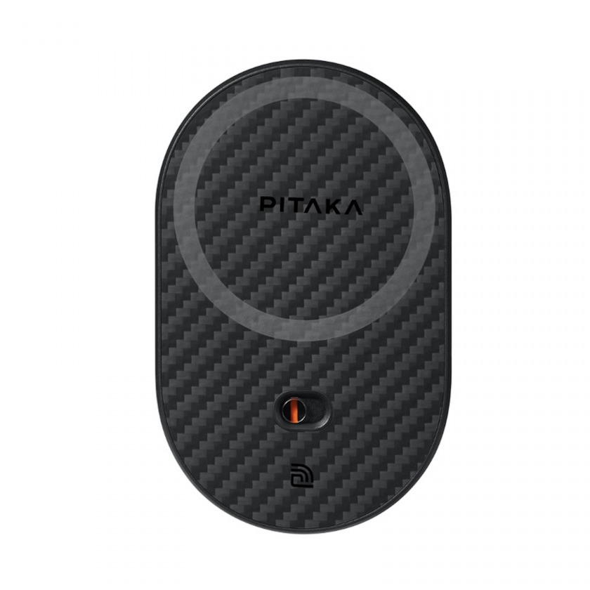 

Атодержатель Pitaka CM2303N для смартфона, черный, универсальный размер, изготовлен, Pitaka MagEZ Car Mount Pro 2 with NFC Magnetic Wireless Charging Car Holder Vent for Magsafe черный карбон/графит CM2303N