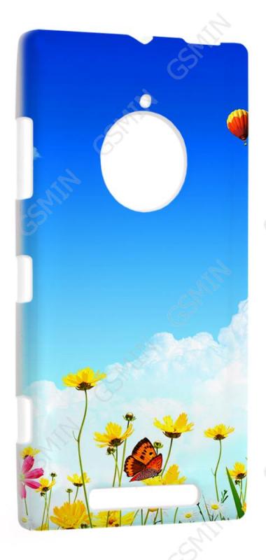 

Чехол NoBrand для Nokia Lumia 830 Дизайн 54, Белый